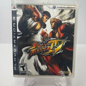 Street Fighter IV - (Sony PlayStation 3, PS3, 2009) - Complete w/ Manual